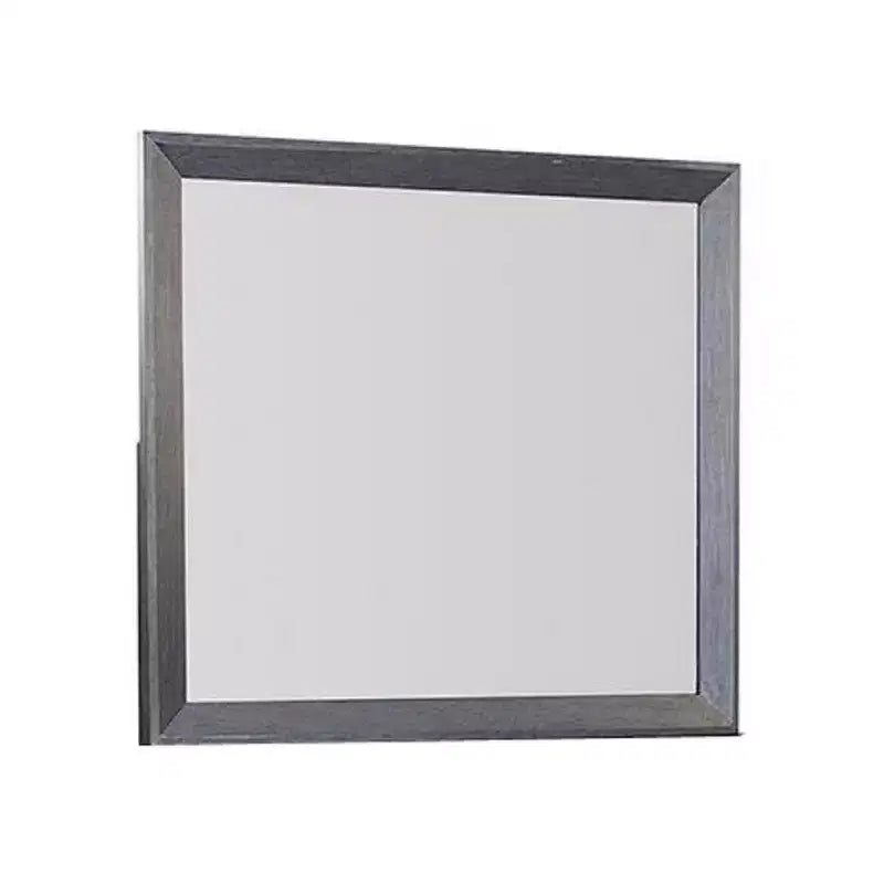 Royal Hampton Dresser Mirror, Classic Weathered Black Solid Rubberwood 42 Inch