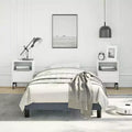 Cadre de lit Velours gris foncé (100 % polyester), contreplaqué, bois composite