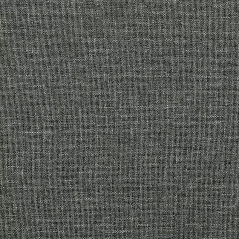 Cadre de lit en tissu gris foncé, contreplaqué, bois composite Double