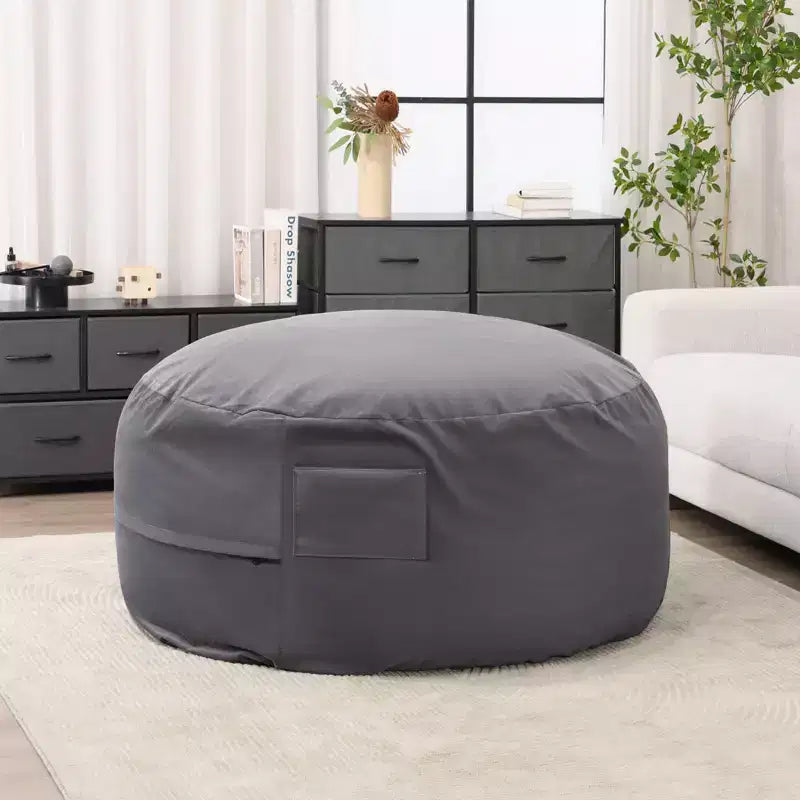 Okak 36/48in Large Bean Bag Chairs with Memory Foam for Adults, Bean Bag Chairs with Removable Washable Cover, Lazy Sofa Couch for Living Room