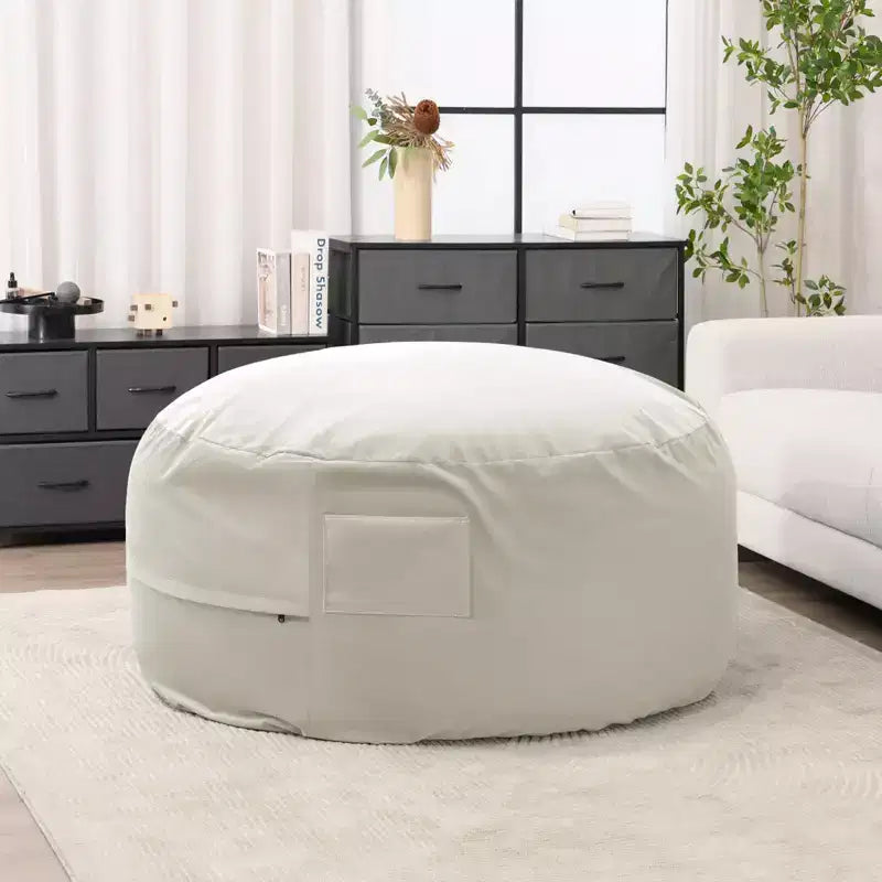 Fauteuils poufs géants de 36/48 po avec mousse à mémoire de forme pour adultes
