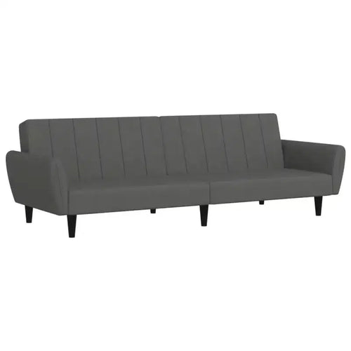 vidaXL 2-Seater Sofa Bed Accent Upholstered Loveseat Sleeper Couch Velvet