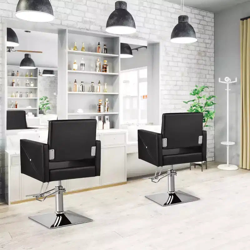 Fauteuil de salon pour coiffeur pivotant réglable hydraulique Fauteuil de barbier